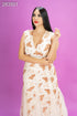 VESTIDO APLICACIÓN COBRE JMD14070