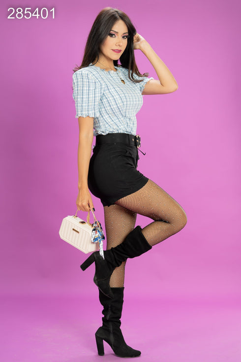 BLUSA BLUSA DE CUADROS 57411T-1