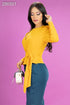 BLUSA CON CINTO EN CINTURA 33750