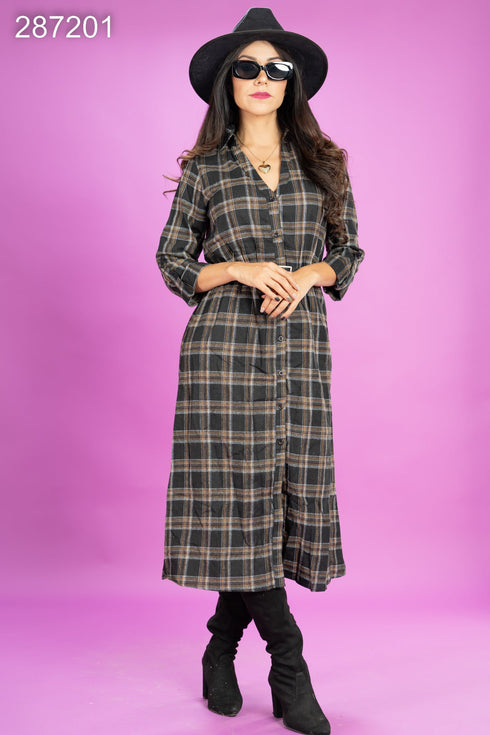 VESTIDO CUADROS 33275D