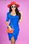 VESTIDO MANGA PUFF 9288