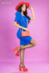 VESTIDO MANGA PUFF 9288