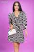 VESTIDO 3/4 ESTAMPADO 33114D