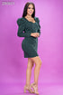 VESTIDO MANGA PUFF 33675D