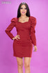 VESTIDO MANGA PUFF 33675D