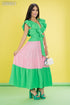 VESTIDO CON CINTO LD5111