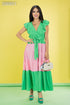 VESTIDO CON CINTO LD5111
