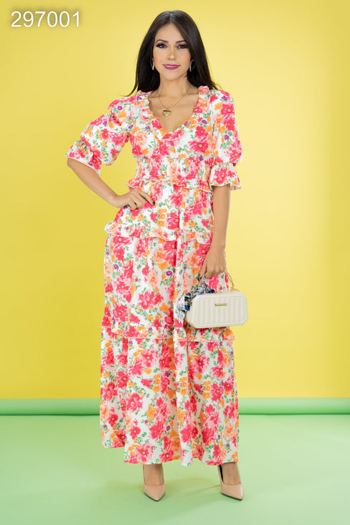 VESTIDO FLOREADO SD4630