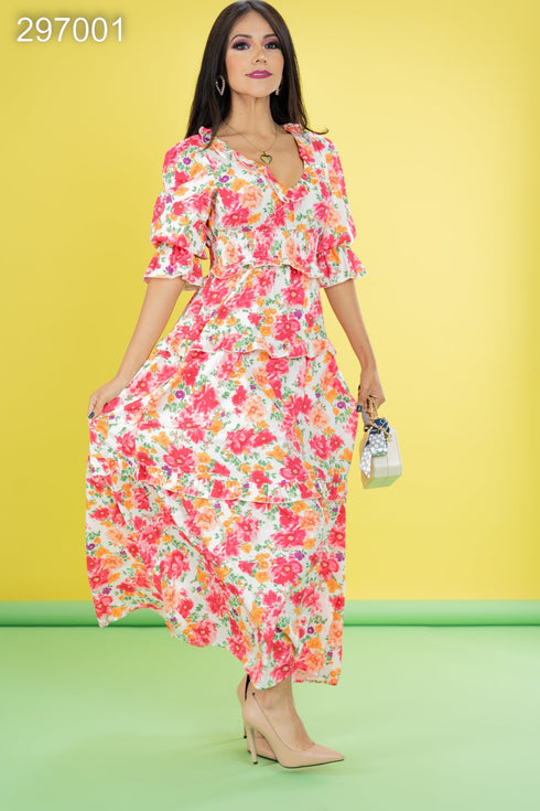 VESTIDO FLOREADO SD4630