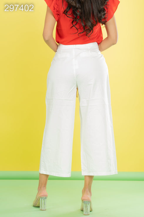 PANTALON PIERNA ANCHA BOLSA LATERAL IP-50016