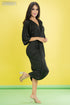 VESTIDO CON CUELLO V DD1236