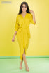 VESTIDO CON CUELLO V DD1236