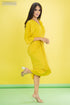 VESTIDO CON CUELLO V DD1236