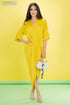 VESTIDO CON CUELLO V DD1236