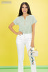 BLUSA MANGA CORTA VUELTA TB8166