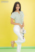 BLUSA MANGA CORTA VUELTA TB8166