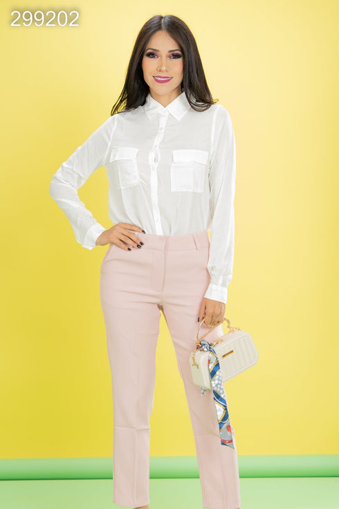 BLUSA CON BOTONES T13396