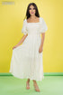 VESTIDO CON LAZO EN LA ESPALDA LD5076