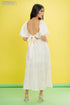 VESTIDO CON LAZO EN LA ESPALDA LD5076