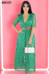 VESTIDO ENCAJE CON CINTO 2112