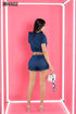 SET DENIM CON CINTO 302-N