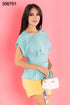 BLUSA CON PLIZADA 34654T
