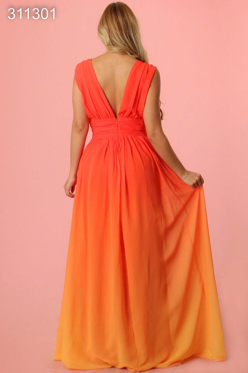 VESTIDO MAXI LISO DM3009