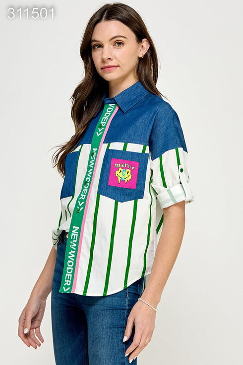 BLUSA RALLADA TX7167