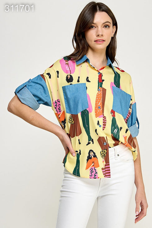 BLUSA ESTAMPADA TX7517