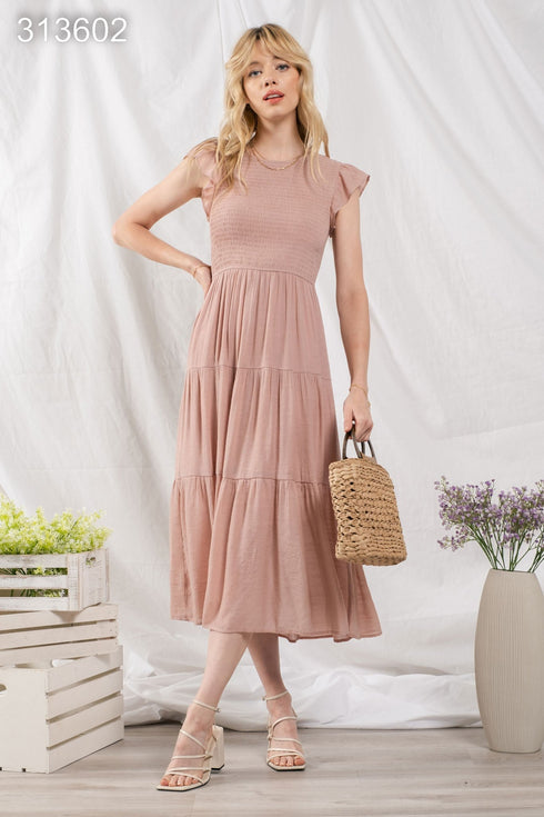 VESTIDO MAXI LISO CR2029