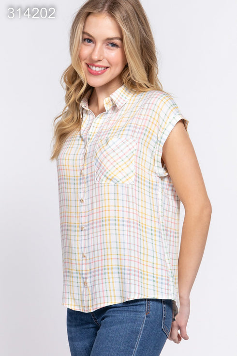 BLUSA DE CUADROS T13413