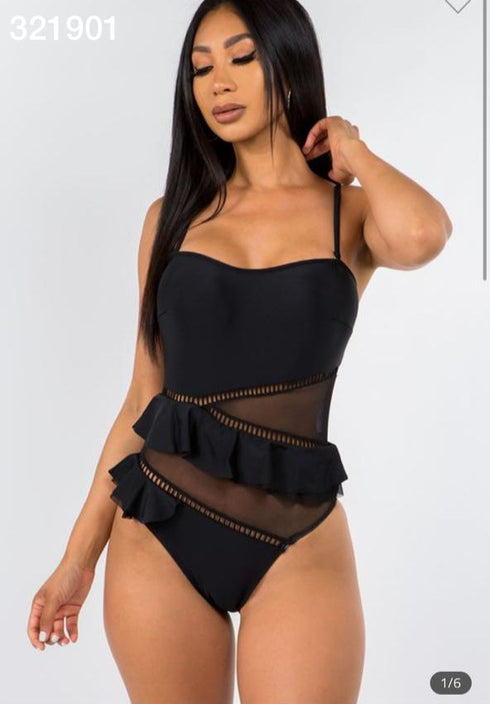 TRAJE DE BAÑO LISO LZ1901