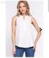 BLUSA SIN MANGAS CUELLO V T13476