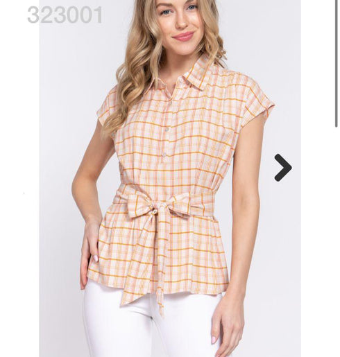 BLUSA DE CUADROS T13487
