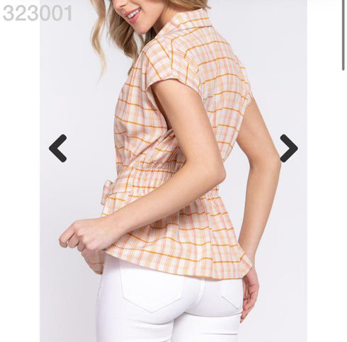 BLUSA DE CUADROS T13487