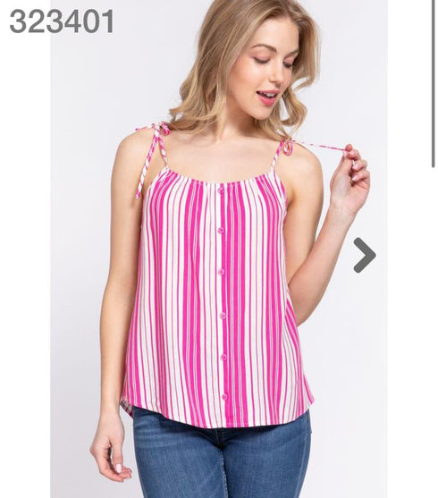 BLUSA DE RALLAS T13512