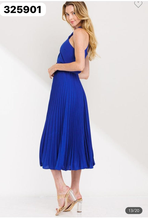 VESTIDO PLIZADO LD4945-C