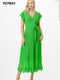 VESTIDO PLIZADO LD5012-A