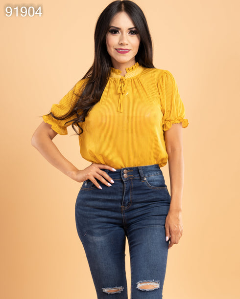 BLUSA CINTO EN CUELLO ST1514