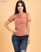 BLUSA CON CINTO EN CUELLO EM5553