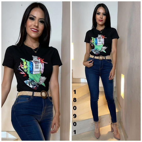 BLUSA ESTAMPADA 3910