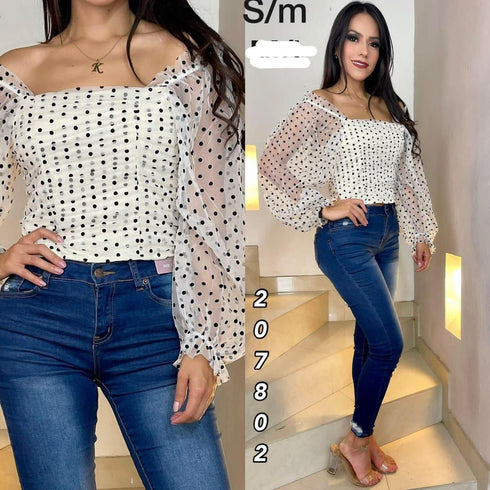 BLUSA PUNTEADA 002 YYY