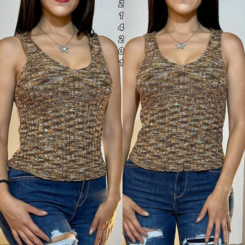 BLUSA SIN MANGAS CR1326