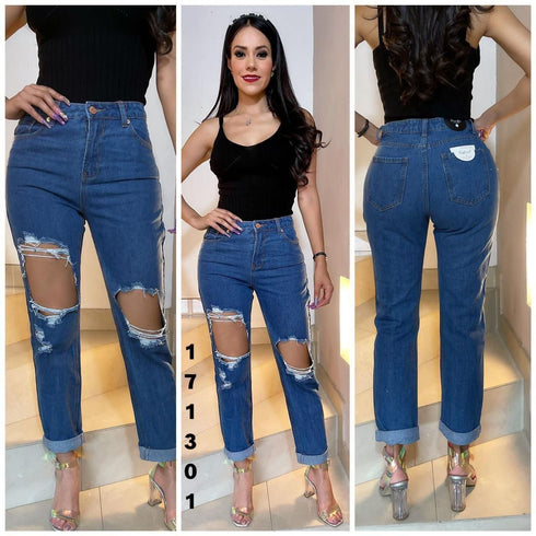 PANTALON RASGADO DBP0570