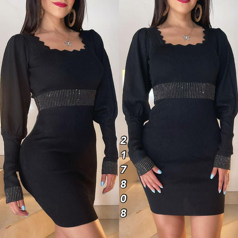 VESTIDO MANGA LARGA 40020