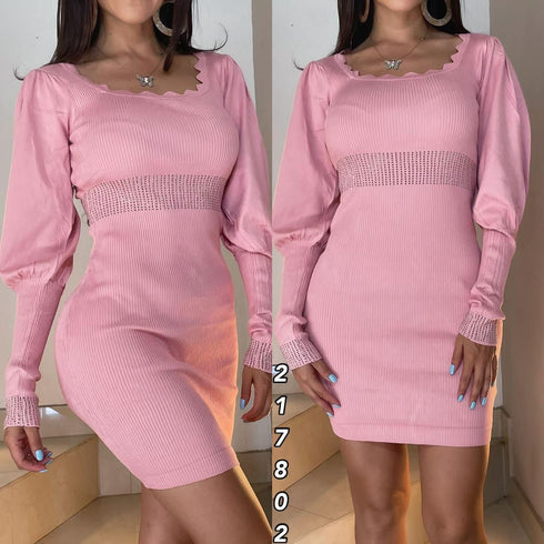 VESTIDO MANGA LARGA 40020