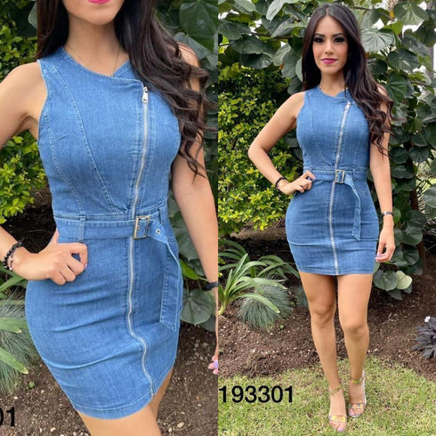 VESTIDO CON CREMALLERA DBD0225