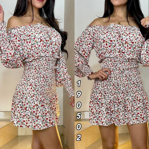 VESTIDO FLOREADO D12538