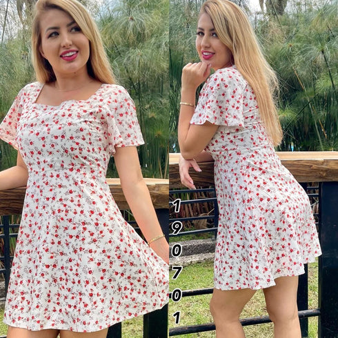 VESTIDO FLOREADO SD3495