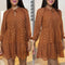 VESTIDO PUNTEADO DORADO TB7139